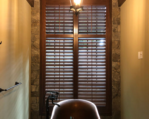 Shutter installation by Carolina Blinds